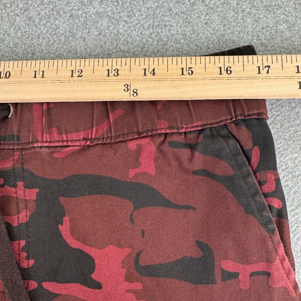 Ring of Fire Joggers Mens L Red Camo RYB0032 Camouflage Elastic Waist Drawstring - Picture 5 of 10